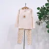 Kalabenben25 Nova Roupa de Casa Infantil Primavera & Outono Algodão Modal Roupas de Outono e Calças Compridas Categoria a Conjunto Íntimo