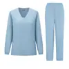 Ropa de Trabajo para Hombre y Mujer de Manga Larga para Comercio Exterior Transfronterizo, Ropa para Lavar a Mano, Ropa de Confinamiento para Doctores y Enfermeras, Ropa de Trabajo para Consultorios Dentales y Salones de Belleza