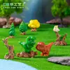 Transfronteiriço Novo Produto Micro-Paisagem Criativa Realista Dinossauro Tronco de Árvore Jardinagem Paisagismo DIY Acessórios Decorativos Mini Pequenos Enfeites