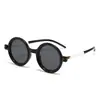 Nuevo Marco de Gafas Anti-Luz Azul Plano para Hombres y Mujeres, Moda Europea y Americana, Marco Redondo, Lente Plano de Tendencia para Posar