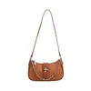 Bolsa de Ombro Texturizada 2026, Bolsa de Braço de Luxo, Bolsa de Ombro Transversal para o Dia a Dia com Design de Nicho, Bolsa de Braço Versátil para Mulheres