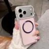 Funda Translúcida 2 en 1 para Apple 17 Promax Nuevo iPhone 17 Carga Magnética 16 Pro Mitad