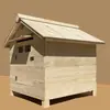 Caseta para Perros de Exterior, Impermeable, Anticorrosión y a Prueba de Viento, Casa para Perros de Madera Maciza, Casa para Mascotas de Interior y Exterior, Jaula de Madera, Cálida para Gatos, Antihielo