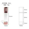 Frasco Personalizado 20ml~50ml Ouro Rosa Glitter Bomba Bico de Pato Bomba Bico de Galinha Frasco para Creme para as Mãos Frasco para Cuidados com a Pele Frasco para Loção Frasco a Vácuo