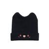 Gorro infantil recém-nascido outono e inverno bebê meninos e meninas bebê gorro de lã tricotado gorro fetal pequeno mês maré
