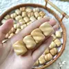 Marfil Natural Desgastado Talla de Frutas Lindas Manos Accesorios para Juguetes DIY Pulseras Tejidas a Mano Accesorios para Pulseras