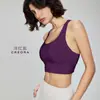 2024 Novo Colete Esportivo Nu Feminino À Prova de Choque Cruz Bonita Costas Fitness Roupa Interior Correndo Sutiã Esportivo Ao Ar Livre