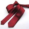 Corbata estrecha de color sólido versión coreana de 5 cm corbata de estudiante corbata de negocios monocolor corbata de hombre color multicolor