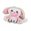 Pingente de Boneca Coelho de Pelúcia Estilo Coreano, Fofo e Adorável com Laço, Acessório de Bolsa Feminino, Brinquedo Pequeno