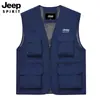 Chal Multibolsillos Nuevo Primavera Verano Ropa de Trabajo Multifuncional Estilo Funcional Chal Venta al por Mayor