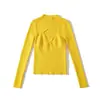 Top de Punto Corto con Diseño de Nicho Estilo Hot Girl Americana, Textura Estéreo, Calado, Deseo Puro, Otoño 2025 Nuevo Estilo