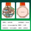 Medalla Metálica del Año del Dragón Placa de Honor Pintada a Medida Medalla de Evento de Maratón Personalizada Medalla de Oro Medalla de Plata
