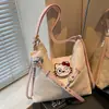 Mochila de Gran Capacidad con Dibujo de Gato Transfronterizo para Mujer 2026 Estilo Nuevo de Principios de Primavera Bolso de Hombro Cruzado Tote