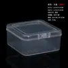 Caixa de armazenamento plástica com compartimentos fixos, caixa com fecho integrado, caixa de joias, diamante brilhante, DIY manual, caixa de acabamento de mesa com tampa flip