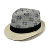 Sombrero de Paja de Papel de Ala Pequeña de Venta Caliente para Hombre Europeo y Americano, Sombrero de Sol de Paja de Verano, Sombrero de Sol de Playa con Estampado de Palmera