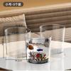 Tanque de Peces Simple Muy Transparente Resistente a Caídas Redondo Cubo para Cría de Peces Ligero como el Vidrio Pequeño Hierba Acuática Tortuga Cubo Práctico Cría de Peces