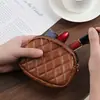 Cartera para Monedas con Cremallera Bordada Exquisito Cuero Suave para Mujer 2025 Nueva Moda Cartera para Monedas de Gama Alta Mini Cartera Pequeña