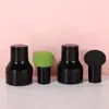Cabeza de pulido de cabeza redonda borla de polvo huevo de maquillaje de belleza cojín de aire crema BB uso dual seco y húmedo con mango caja bola de maquillaje cabeza de pulido
