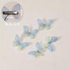 Horquilla electrónica de mariposa, fina como las alas de una cigarra, accesorio para el cabello, estilo Super Hada Mori, decoración retro de malla para selfies, horquilla para la cabeza de una dulce niña.