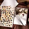 Día Hermoso Pegatinas de Rompecabezas Serie Cuento de Hadas Tema Cuento de Hadas Retro Material DIY Decoración 4 Estilos