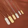 Collar de Barra de Oro de la Suerte en Plata de Ley S925 para Mujer, Marca de Moda Hielo Triturado Brillante, Cadena para el Cuello Atractora de Riqueza y Segura, Regalo de Año Nuevo