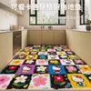 Alfombrilla de cocina de cuero pintada al óleo, engrosada, impermeable, ecológica, sin olor, antideslizante, fácil de mantener, alfombra con forma personalizada
