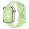 Para Apple Watch con puntos de colores, hebilla de mariposa arcoíris, correa de silicona iwatchSES91-10 Generación Ultra Pass