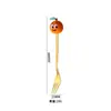 Set Creativo de Cuchara y Tenedor de Acero Inoxidable 304, Cuchara de Fruta de Dibujos Animados para Niños, Set de Regalo de Cuchara para Postre y Café