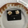 Pendientes Redondos Asimétricos de Metal con Diseño de Nicho Coreano para Mujer 2025 Nuevos Pendientes Versátiles de Bola Trenzada Pendientes