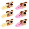 Lindo Pasador para el Cabello de Cachorro de Muñeca de Color Tela Accesorios para el Cabello para Mujer Moño Flequillo Clip Lateral Perro de Dibujos Animados Hueco Clip bb