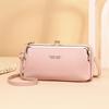 Bolsos para Mujer 2023 Nuevo Bolso para Teléfono Móvil Cruzado Multifuncional de Cuero PU Bolso de Noche Bolso de Hombro Moderno con Textura de Guijarros