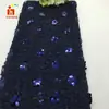 Novo Vestido de Verão Bordado Lindo Tecido Bordado Cheongsam Tecido Bordado com Lantejoulas