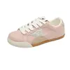 Estrellas diseño resistente al desgaste sentido suave suela blanda Zapatos de Argán con cordones superficie de cuero retro zapatillas deportivas de tabla transpirables color de bloqueo de nicho estudiante