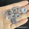 Cross-border Hot Sale 14mm Natural Stone Ping An Buckle Huaishi Side Hole Ping Brincos Jóias DIY Acessórios Feitos à Mão