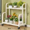 Estante para Flores Estante de Almacenamiento Estante para Flores de Balcón Sala de Estar de Pie Hierro Escalonado Multicapa Estante para Macetas de Plantas Suculentas Flores