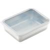 Recipiente hermético de acero inoxidable Yoshikawa importado de Japón con tapa para ingredientes domésticos, alimentos refrigerados ultracongelados, caja para congelar