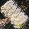 Calcetines Deportivos Bajos para Hombre y Mujer Ji Zhi, Calcetines de Algodón Ajustados a la Cintura Pequeña, Estilo Universitario Hechos a Mano al por Mayor 26