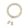 Pulsera para Tocar Raíz de Bodhi Pulsera Pequeña Fresca Color Verde Menta Dedos Suaves Pulsera para Tocar Estudiante Cuentas de Buda Pulsera Nueva China