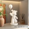 Adornos de piso para sala de estar, de lujo, con forma de oso violento, ligeros, para porche, decoración del hogar, tienda, sala de exposición, escultura de muñeca con un sentido de alto nivel.