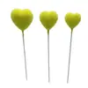 Arreglos Florales para el Día de San Valentín en Varios Colores, Recortes de Corazón de Espuma Larga de Peluche, Suministros Festivos para Decoración de Fiestas