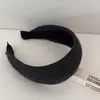 Diadema Rayada de Corona Alta Engrosada y Ala Ancha para Mujer, Estilo Francés, Suave y Elegante, Simple y Versátil, Diadema de Alta Gama para Uso Diario
