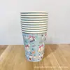 Sanrio Perro Yugui Vajilla Desechable Mantel Plato de Papel Vaso de Agua Dibujo Animado Decoración de Cumpleaños Diseño de Escena de Fiesta