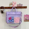 Bolso Básico de Hombro de Gran Capacidad para el Dolor, Bolso Cruzado de Hombro para el Viaje Diario de Estudiantes, Bolso de Muñeca Bidimensional