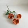 3 Ramos de Rosas Austin, Arreglos para Boda, Muebles para el Hogar, Rosas para Tomar Fotos, Accesorios de Flores Falsas, Ramos Simulados