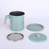 Pote de óleo de filtro doméstico Pote de óleo de filtro de aço inoxidável 304 japonês de grande capacidade Fácil de limpar resíduos de óleo Despeje o pote de óleo Pote de armazenamento de óleo