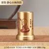 Latón Ceremonia del Té Seis Caballeros Juego de Té Kung Fu de 6 Piezas Accesorios Juego de Arte del Té Pinza para Té de Latón Cuchara Tenedor Cuchillo Cepillo Barril Venta al por Mayor