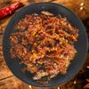 Hao Hao mom Granos de res vegetariana 32g tiras picantes carne vegetariana desmenuzada bocadillos picantes infancia gluten tiras picantes