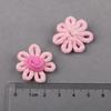 Accesorios para el cabello hechos a mano en Yiwu, 19 colores, flor pequeña, joyería para niños, flor para zapatos, material para ropa, accesorios de flor decorativa