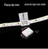 Cabo de Conexão Encaixável para Fita de LED 28355050 Acessórios Conector SMD Fio de Solda Adaptador Plug Não Impermeável