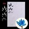 Chan Hua Dibujo de Patrón de Modelo de Papel Tarjeta de Corte Papel Pieza de Papel Plantilla de Modelo de Papel Paquete de Materiales para Pasador de Cabello DIY Accesorios para el Cabello 1